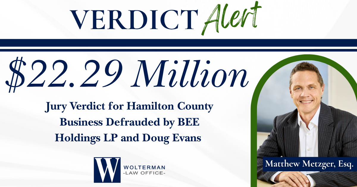 Matthew Metzger Secures $22.29 Million Jury Verdict in Business Fraud Case